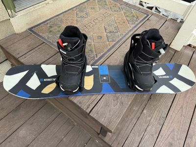 Salomon 110 cm Kids Snowboard Complete Setup