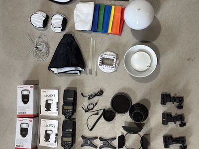 CANON CAMERA FLASH COMBINATION PACKAGE 430EXII 580EXII
