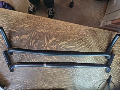 Crazy wide 75cm drop bars- Never mounted. Farr Wide-R and Curve Walmer