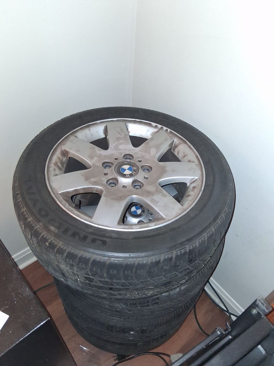 All fore BMW rims and tires 205/55R16