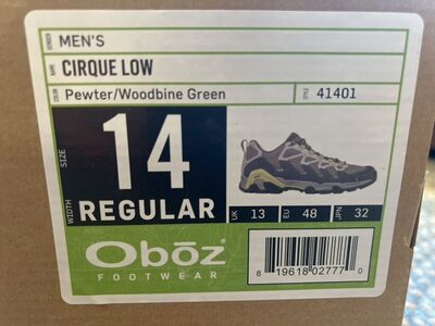 Oboz Cirque Low - Sz14