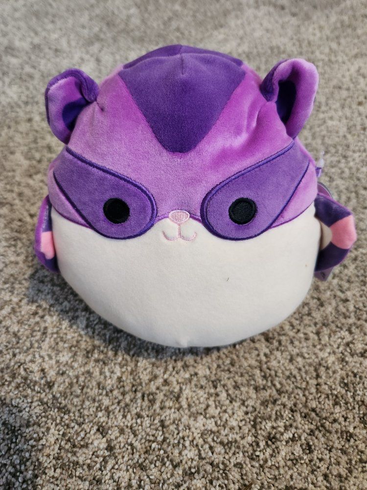 Original Squishmallows Joy the Purple Flying Squirrel Plush Toy