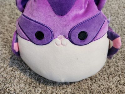 Original Squishmallows Joy the Purple Flying Squirrel Plush Toy