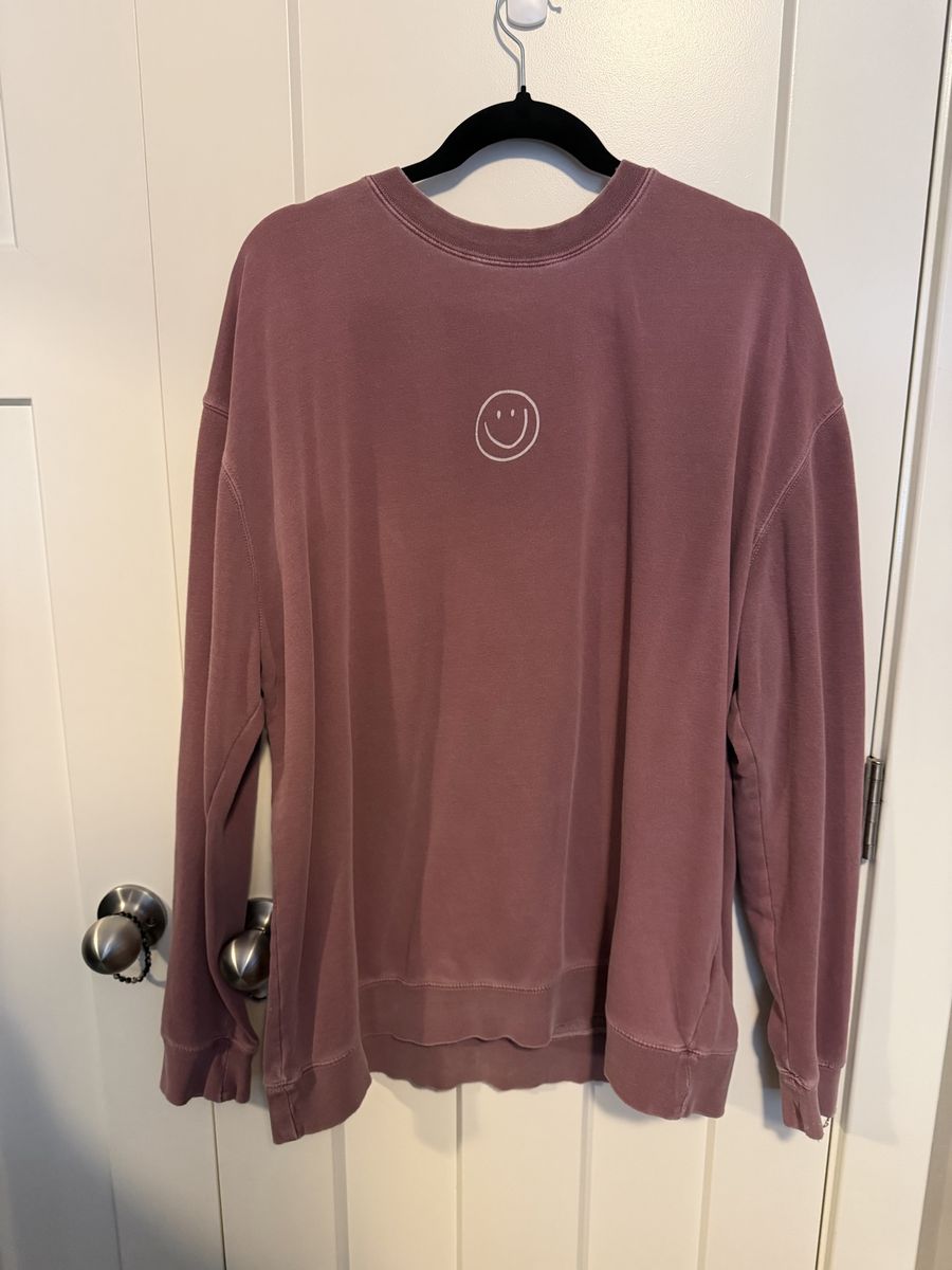 Bear Lake Wake Lake Shake Sweater pink and navy