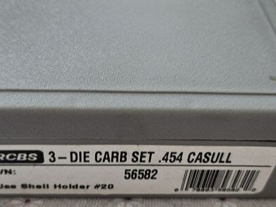 RCBS 454 Casull carbide die set