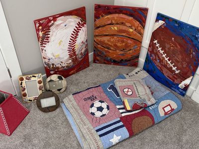 Sports Themed Kids Room Decor