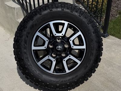 Toyota Tundra Sequoia Land Cruiser Rims and Tires 275/70R18 Goodyear Duratrac