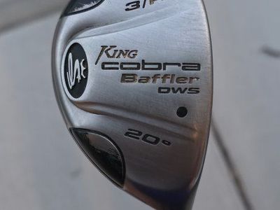 King Cobra Baffler DWS 3/R 20 Degree Hybrid Golf Club with Aldila VS Proto Shaft and Headcover