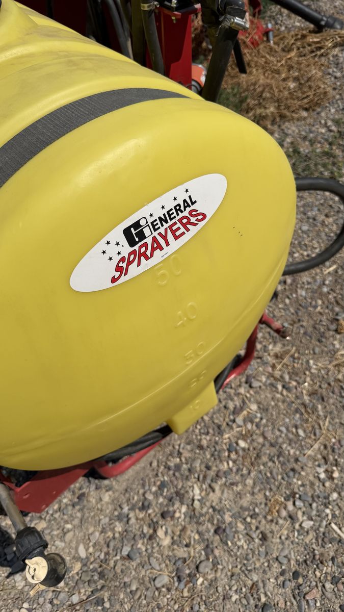 General 55 gallon 3pt sprayer