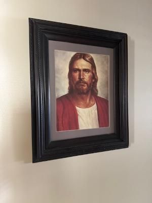 framed print of Jesus Christ