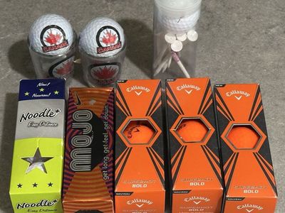 New golf balls