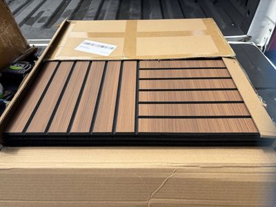 Modern Walnut Acoustic Sound Absorbing Panels - Brand New Bulk Lot