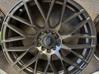 Brand new set of 4 wheels 18x8. Lug pattern 5x114.3mm +35mm satin black