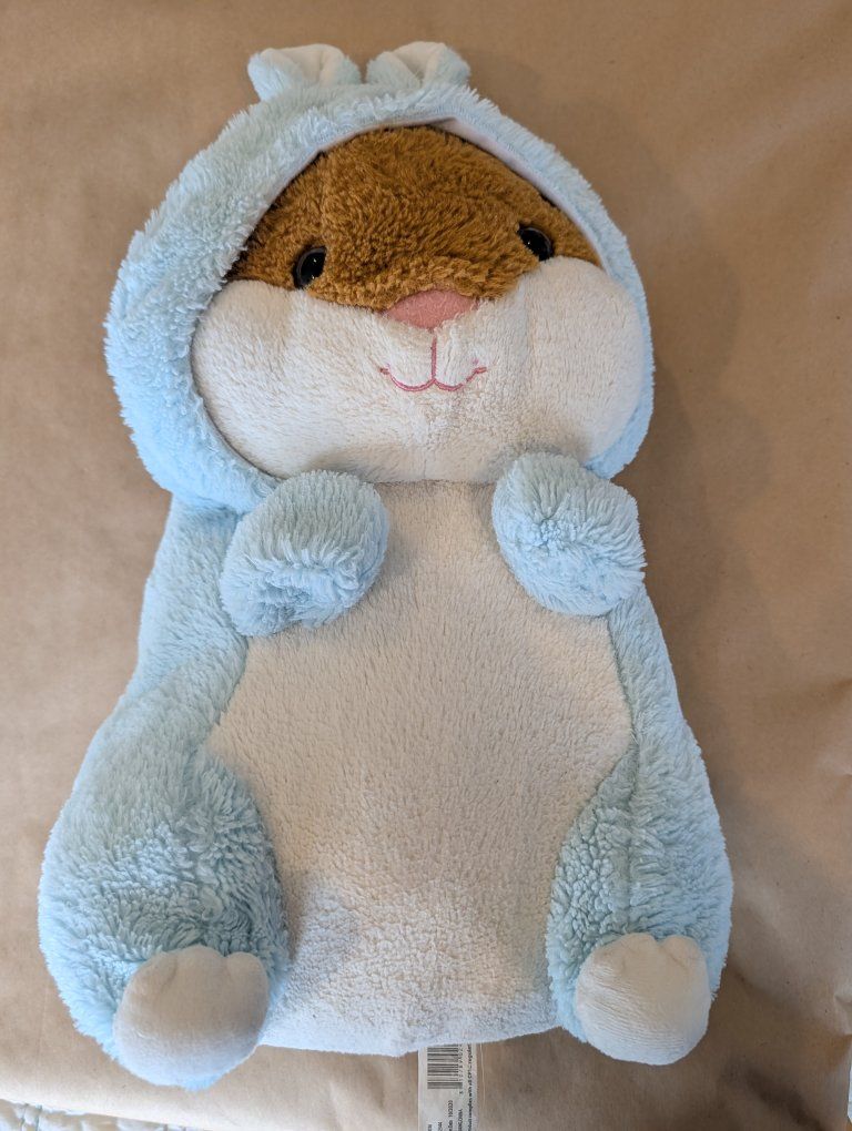 Kelly Toys Hamster w Easter bunny costume Large