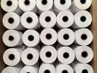 2 1/4 × 74' Thermal POS Register PrinterPaper Rolls, 100 rolls Total