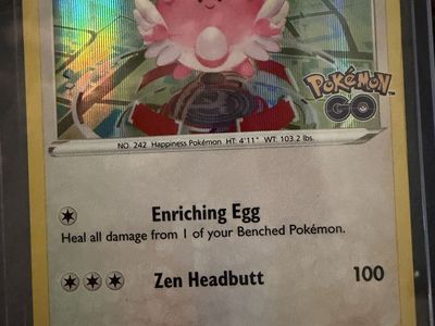 Blissey Holo Pokemon GO 052/078 Card Stage 1