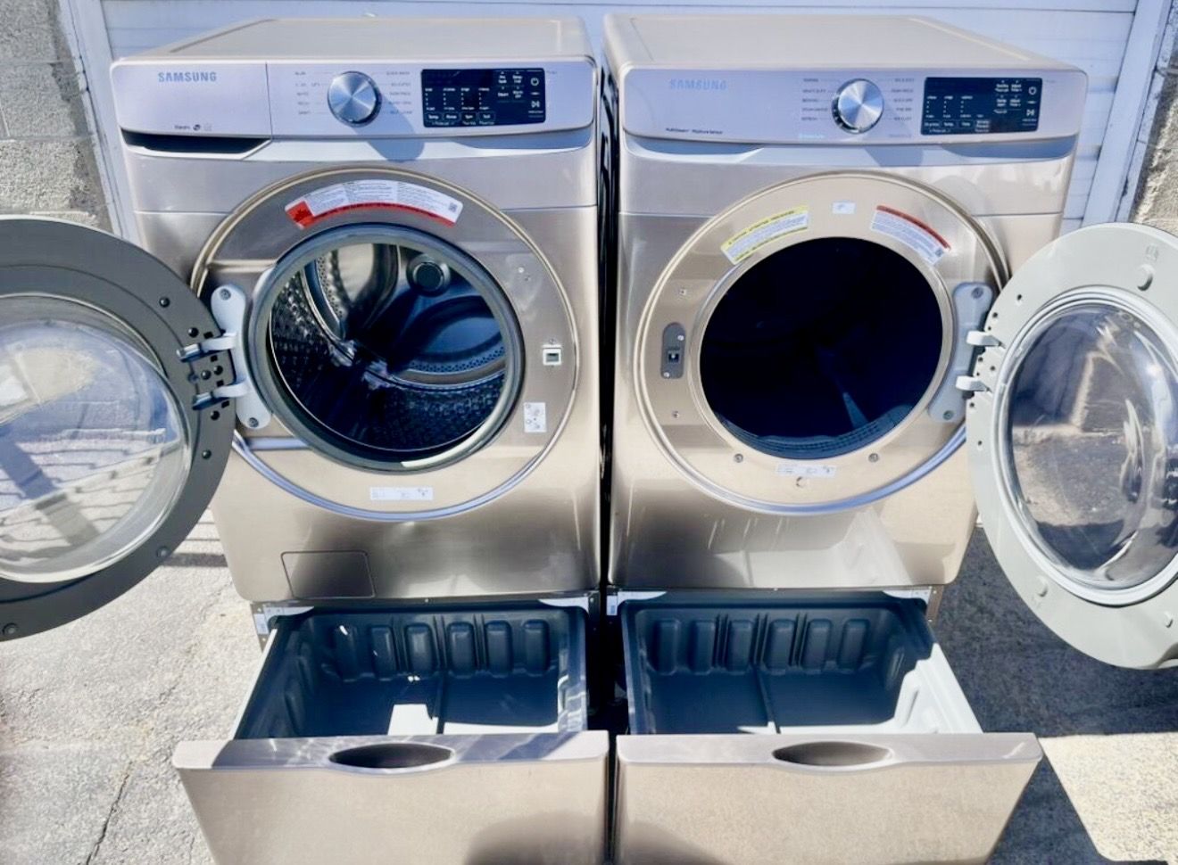 Samsung steam washer&dryer free delivery