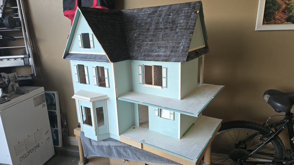 Artistan Craft Dollhouse - Real Wood with Electric