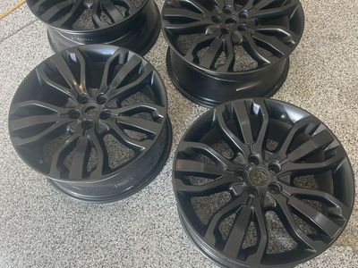 21” Black Range Rover Wheels