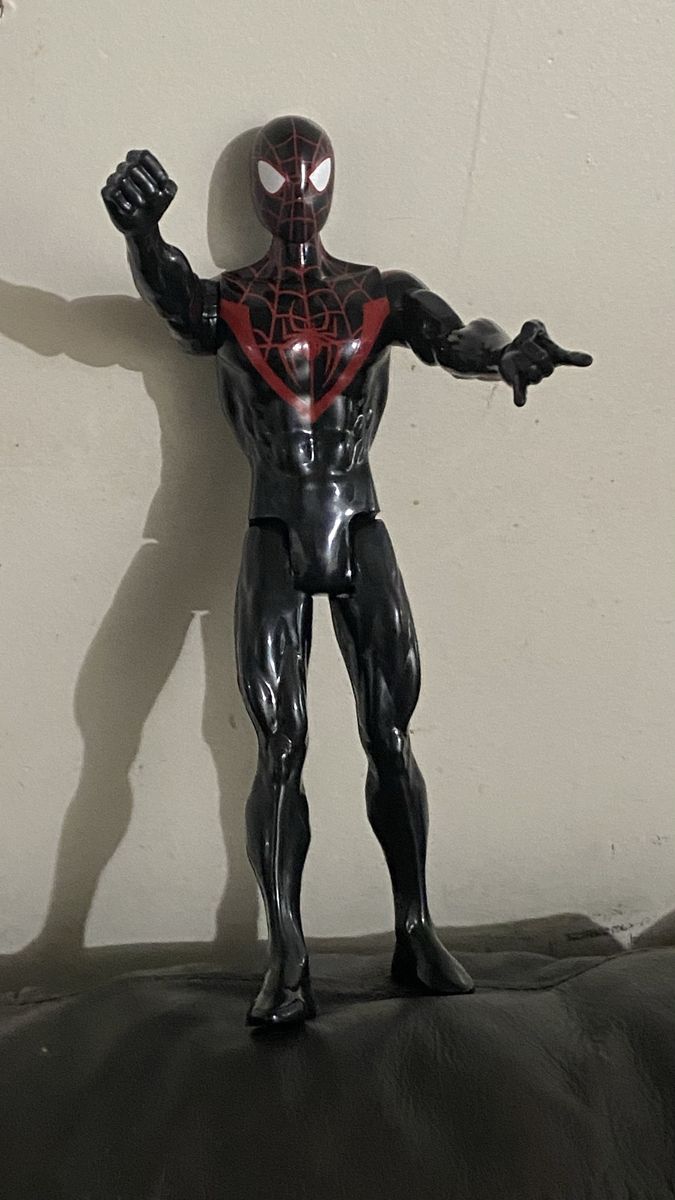 Marvel Miles Morales Spider-Man Action Figure 12 Inch Titan Hero Series