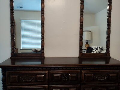 Solid Oak Bedroom Furniture Ensamble