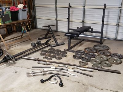 Lots of Gym Equipment