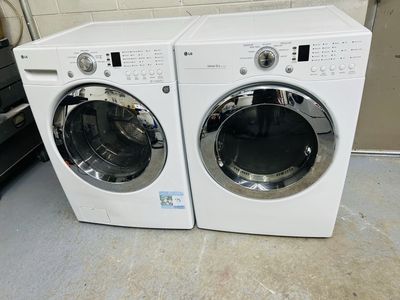 LG stackable or side by side washer and dryer set