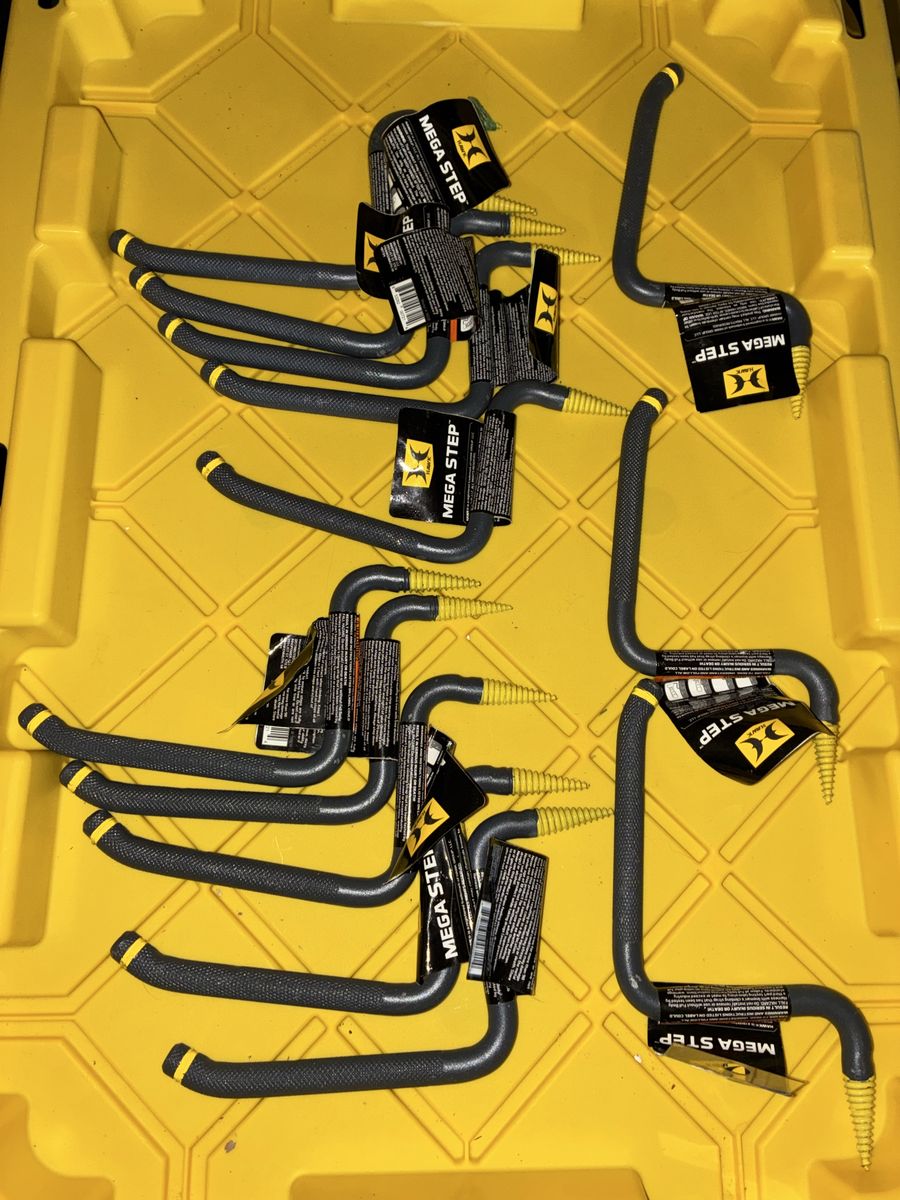 Hawk Mega Step Tree Steps Set - Screw-in Hunting Steps (Lot of 13) - New