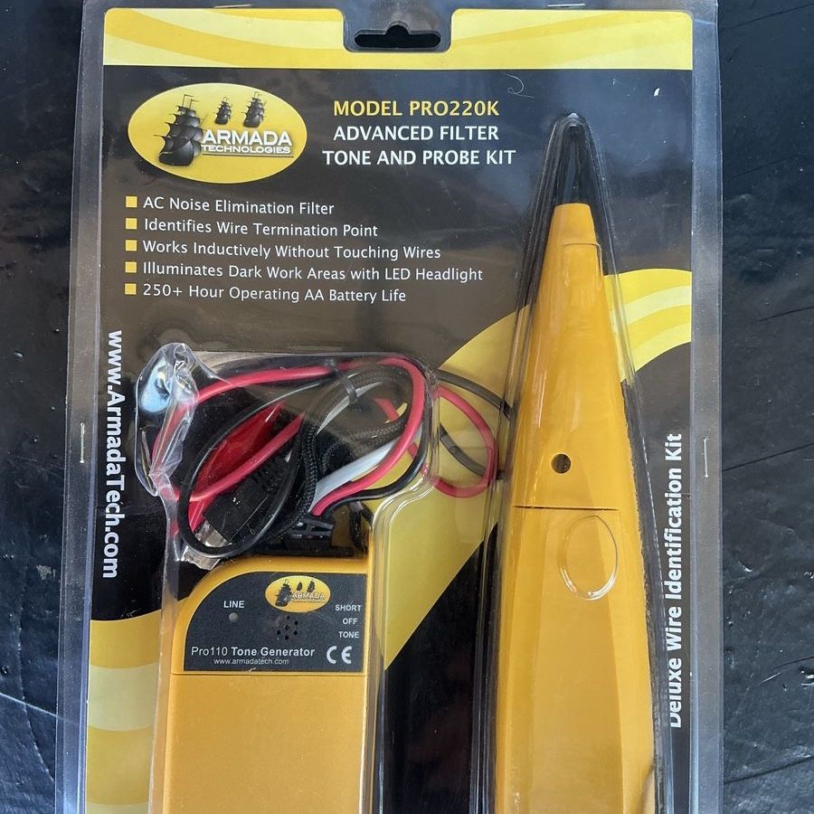 Armada Technologies Pro220K Advanced Filter Tone and Probe Kit - Deluxe Wire Identification Tool