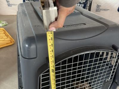 Petmate Vari Kennel Ultra Pet Carrier, Gray, 32-inch, Wire Door