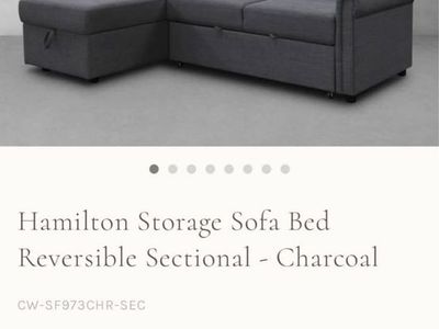 Hamilton Storage Sofa Bed Reversible