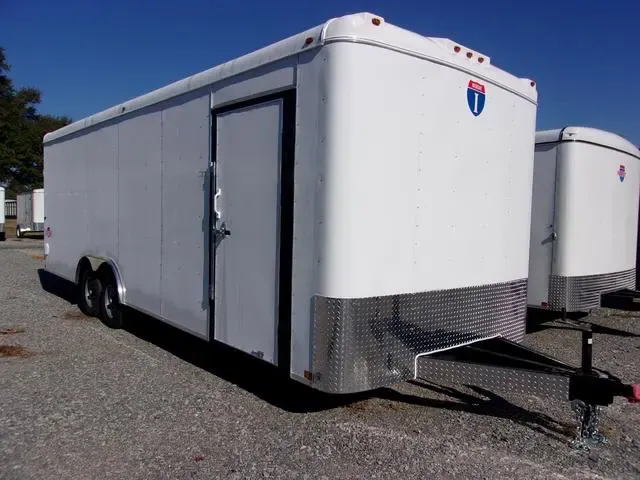 8.5x24 Interstate LoadRunner Enclosed Car Carrier Trailer FREE INSPECTION