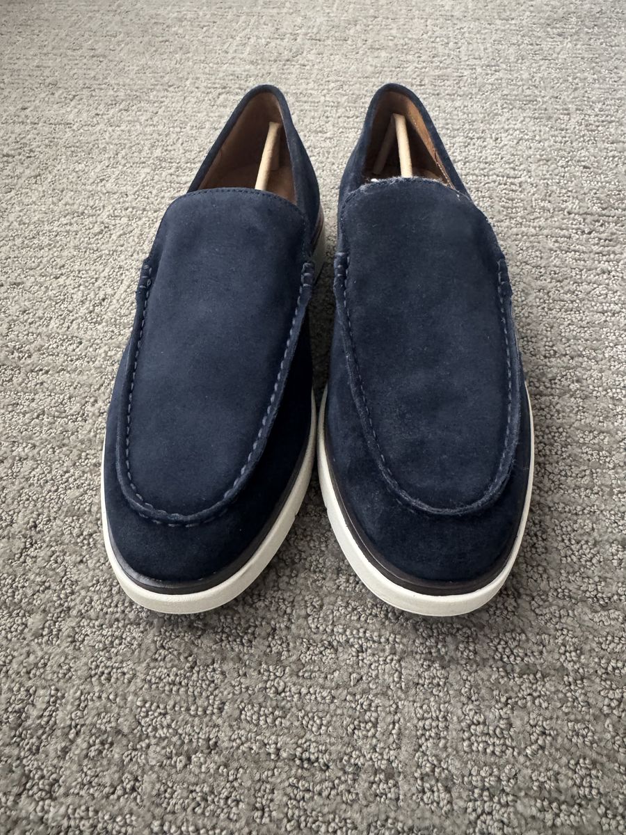 New - Allen Wdmonds Carson Venet Size 11 - Navy