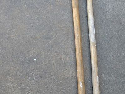 Solid Wood Stair Handrails / Banister Rails – 2 Pieces $20