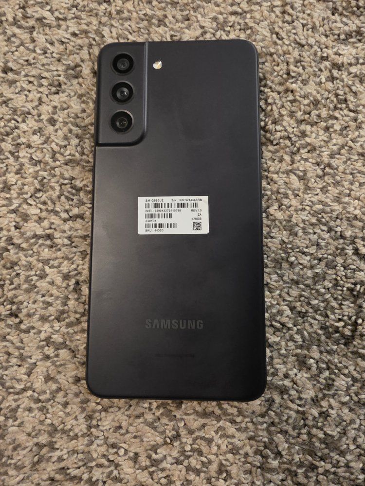 Samsung Galaxy S21 FE 5G SM-G990U2 - Unlocked Black Smartphone
