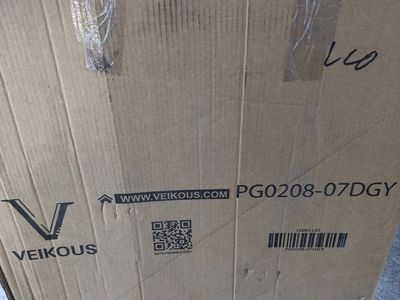 VEIKOUS PG0208-07DGY Gray Portable Folding Beach Chair w/ Backpack Straps & Pillow