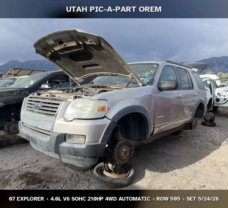 2007 Ford Explorer Parts - UTPAP Orem