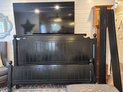 King Size Black Farmhouse Bed