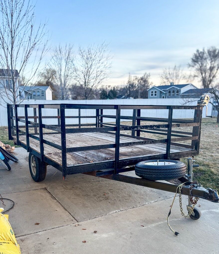 2012 Diablo Single Axel Utility Trailer