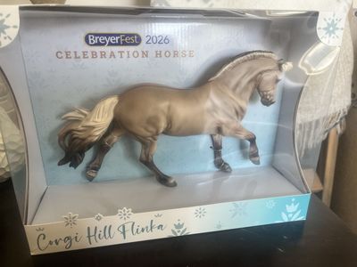 Breyer 2026 Breyerfest Celebration Horse: Corgi Hill Flinka Limited Edition Horse Figurine