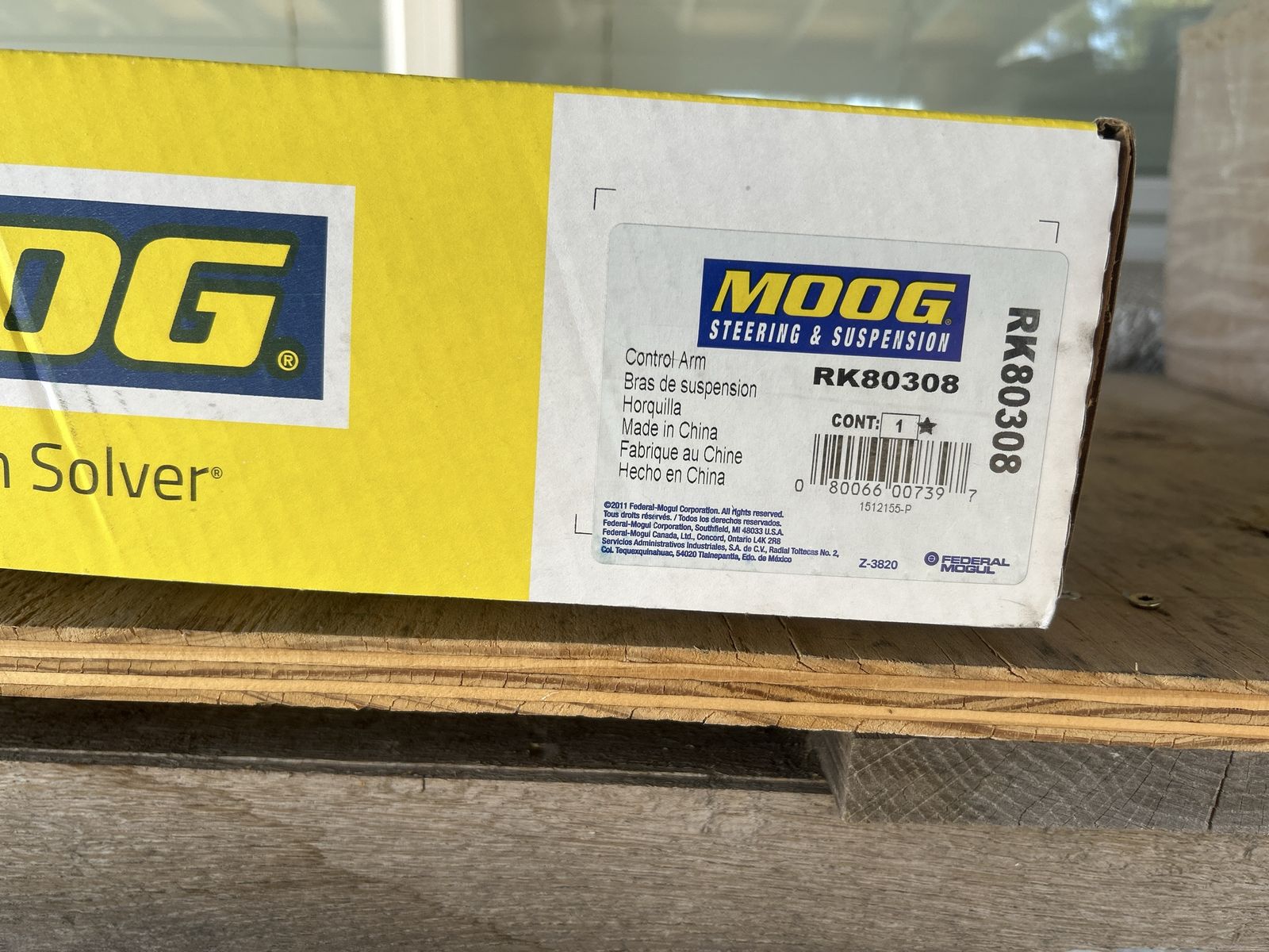 BRAND NEW MOOG UPPER FRONT RIGHT CONTROL ARM