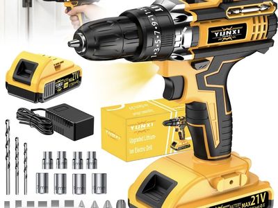 BRAND NEW! Cordless Drill Tool Set 21V