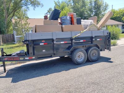 DUMP TRAILER 14 K 2023 ED W/ MEGA BOX 16 PLY TIRES 13 VOLT SOLAR CHAGER W/ UP GRADEED DEEP CYCLE BATTRIE