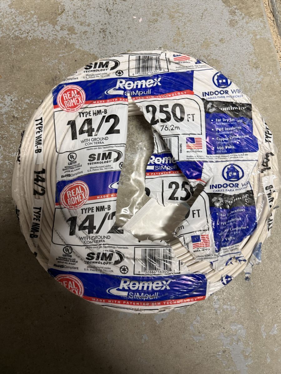 14/2 Copper Romex 1000'