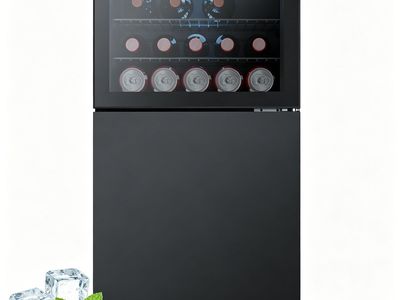 Electactic 2.6 Cu. Ft. Mini Fridge with Freezer - Black Open-Box