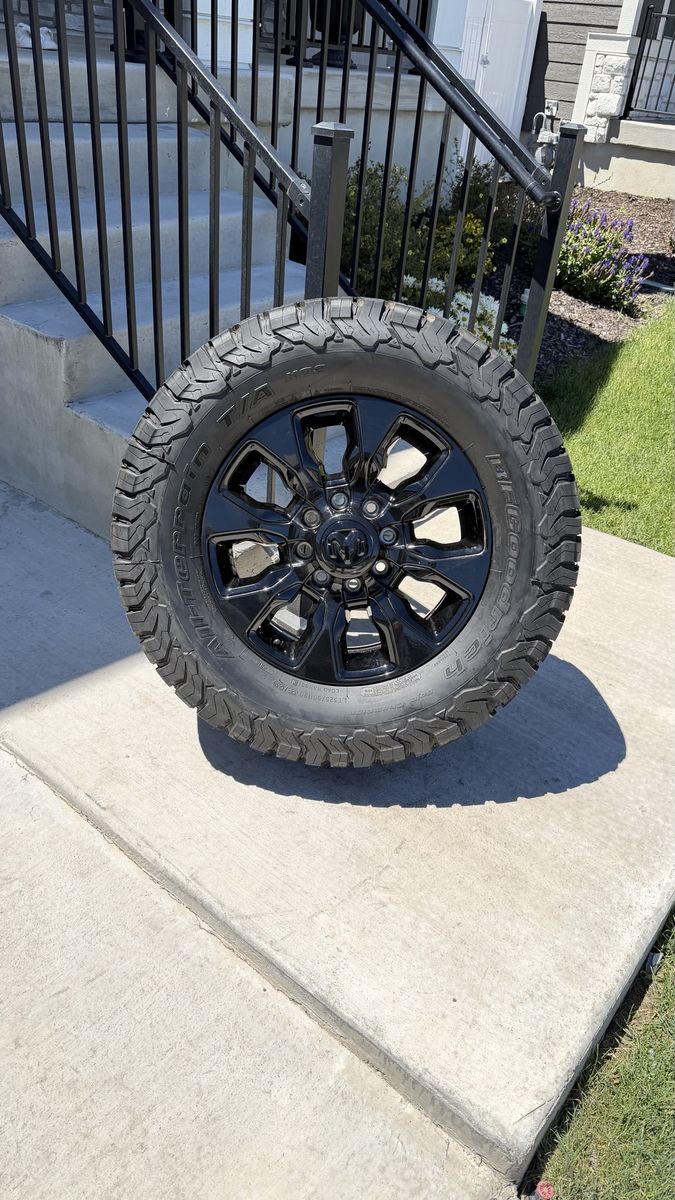 Dodge Ram 3500 Limited Rims and Tires 325/60R20-35/12.50R20 Bfgoodrich Ko2