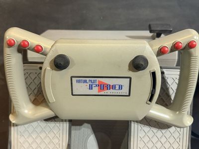 CH Products Virtual Pilot Pro Flight Stick & Pro Pedals Joystick & Pedals