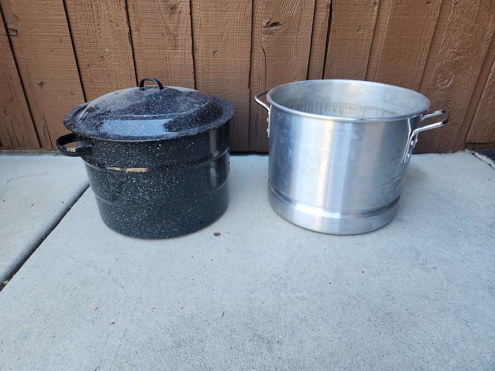 Canning pots and supplies