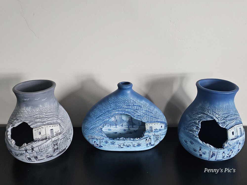 Unique 3 piece Pottery Set