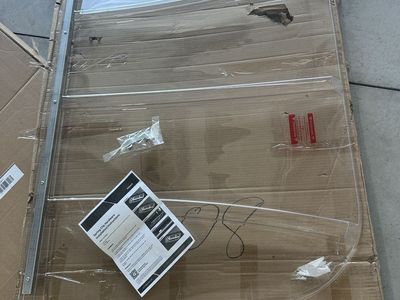 Clear Plastic Window Well Cover Model 5237SPE (52" W x 37" D x 2.5" H)